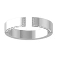 thumbnail image 1 of Araiya Fine Jewelry 14K White Gold Round-shape Lab Grown Diamond Wedding Band Ring ( 1/4 cttw, D-F Color, VS Clarity) Size 6, 1 of 4
