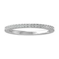 thumbnail image 1 of Araiya Fine Jewelry 14K White Gold Round-shape Lab Grown Diamond Wedding Band Ring ( 1 cttw, D-F Color, VS Clarity) Size 7, 1 of 4