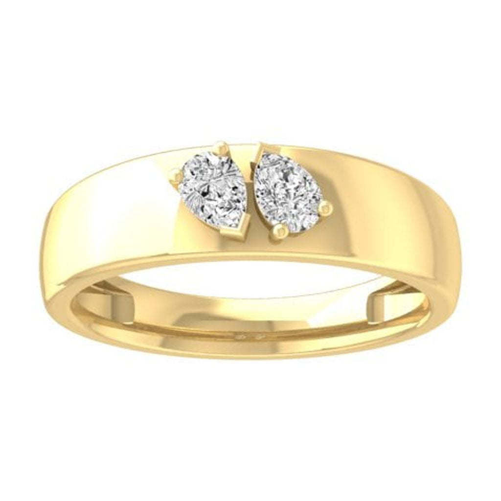 Araiya Fine Jewelry 14K Yellow Gold Pearshape Lab Grown Diamond