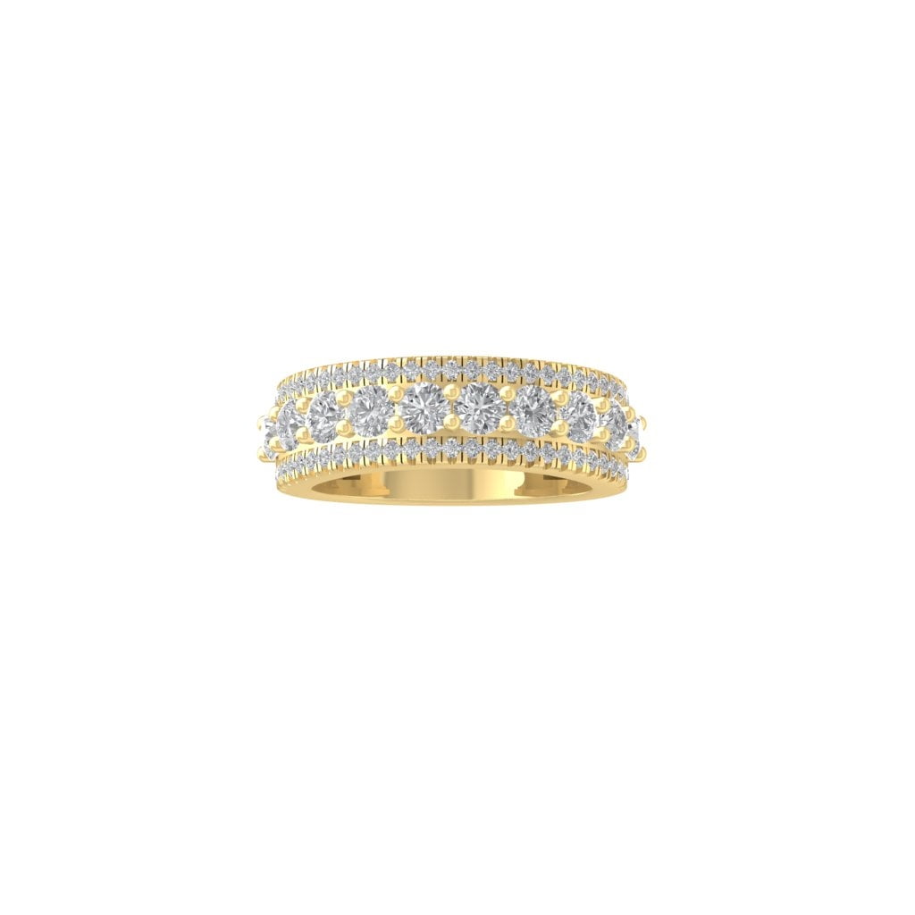Araiya Fine Jewelry 14K Yellow Gold Round-shape Lab Grown Diamond ...