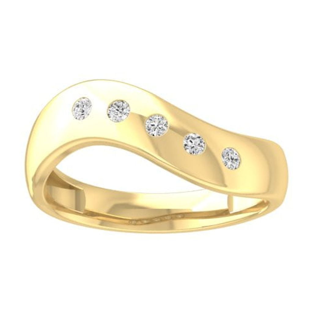 Araiya Fine Jewelry 14K Yellow Gold Roundshape Lab Grown Diamond
