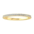 thumbnail image 1 of Araiya Fine Jewelry 14K Yellow Gold Round-shape Lab Grown Diamond Wedding Band Ring ( 1/3 cttw, D-F Color, VS Clarity) Size 5.5, 1 of 4