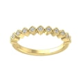 thumbnail image 1 of Araiya Fine Jewelry 14K Yellow Gold Round-shape Lab Grown Diamond Wedding Band Ring ( 1/8 cttw, D-F Color, VS Clarity) Size 5.5, 1 of 4