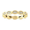thumbnail image 1 of Araiya Fine Jewelry 14K Yellow Gold Round-shape Lab Grown Diamond Wedding Band Ring ( 1/8 cttw, D-F Color, VS Clarity) Size 6.5, 1 of 4