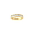 thumbnail image 1 of Araiya Fine Jewelry 14K Yellow Gold Round-shape Lab Grown Diamond Wedding Band Ring (1 Cttw, D-F Color, VS1 Clarity) Size 6, 1 of 6