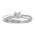 thumbnail image 1 of Araiya Fine Jewelry 925 Sterling Silver Asscher-shape Lab Grown Diamond Solitaire Engagement Ring ( 1 cttw, D-F Color, VS Clarity) Size 7, 1 of 4