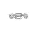 thumbnail image 1 of Araiya Fine Jewelry 925 Sterling Silver Round-shape Lab Grown Diamond Anniversary Ring ( 1/5 cttw, D-F Color, VS Clarity) Size 8.5, 1 of 4
