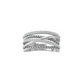 thumbnail image 1 of Araiya Fine Jewelry Gift For Mothers Day 10K White Gold Round-shape Lab Grown Diamond Fashion Band Ring ( 1/3 cttw, D-F Color, VS Clarity) Size 9.5, 1 of 4