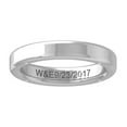 thumbnail image 1 of Araiya Fine Jewelry 10K White Gold Round-shape Lab Grown Diamond Wedding Band Ring ( 1/20 cttw, D-F Color, VS Clarity) Size 5, 1 of 5