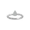 thumbnail image 1 of Araiya Fine Jewelry 14K White Gold Round-shape Lab Grown Diamond Promise Ring ( 1/6 cttw, D-F Color, VS Clarity) Size 9.5, 1 of 4