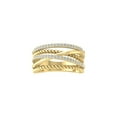 thumbnail image 1 of Araiya Fine Jewelry 14K Yellow Gold Round-shape Lab Grown Diamond Fashion Band Ring ( 1/3 cttw, D-F Color, VS Clarity) Size 7, 1 of 4