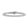 thumbnail image 1 of Araiya Fine Jewelry Sterling Silver Lab Grown Diamond Tennis Bracelet (1 1/2 cttw, D-E Color, VS Clarity) 7", 1 of 3