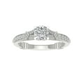 thumbnail image 1 of Araiya Sterling Silver Round Diamond Engagement Ring (5/8 cttw, I-J Color, I2-I3 Clarity), Size 8, 1 of 4