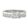 thumbnail image 1 of Araiya Sterling Silver Round Diamond Wedding Band Ring (1 1/2 cttw, I-J Color, I2-I3 Clarity), Size 5.5, 1 of 4