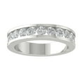 thumbnail image 1 of Araiya Sterling Silver Round Diamond Wedding Band Ring (1 1/4 cttw, I-J Color, I2-I3 Clarity), Size 6.5, 1 of 4