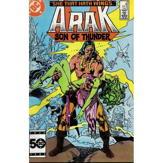Arak Son of Thunder #45 (Newsstand) VF ; DC Comic Book