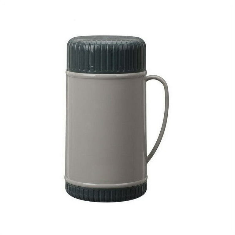 Insulated Food Thermos Flask - 1 LT Plastic Wide Mouth Thermos