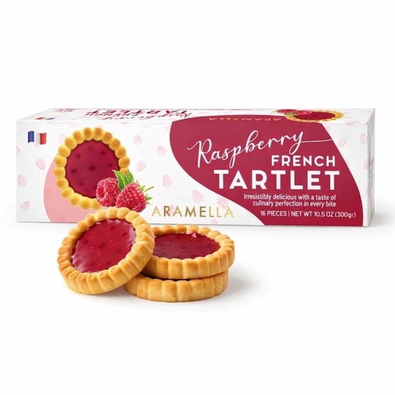 Aramella French Raspberry Tartlets 10.5 oz