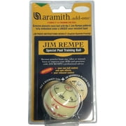 Aramith 2-1/4 Regulation Size Billiard/Pool Ball Jim Rempe Training Cue Ball with Instruction Manual