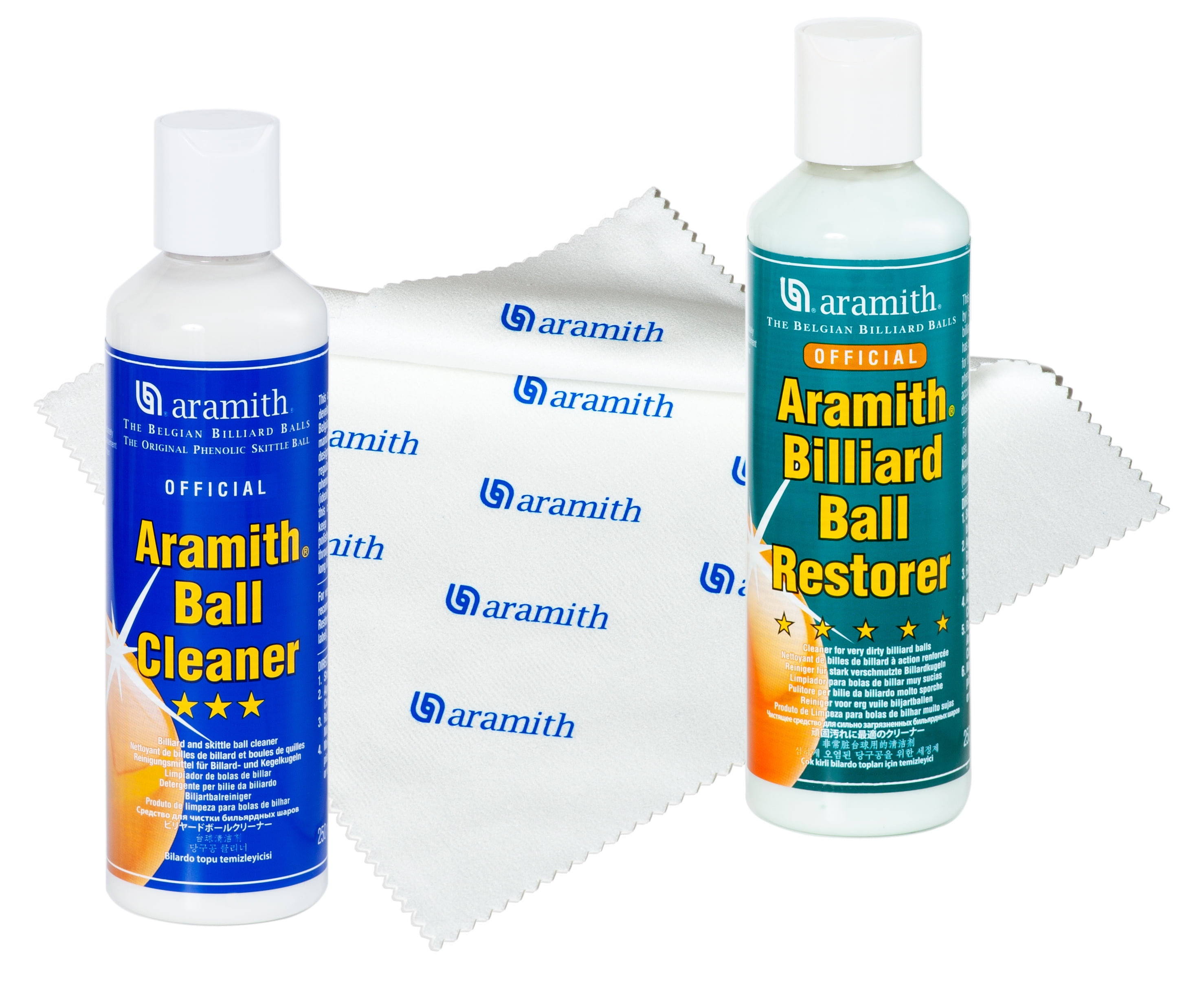 Aramith Bundle of 3 items Aramith Billiard Ball Cleaner, Aramith