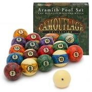 Aramith Camouflage Billiard Pool Ball set 2 1/4
