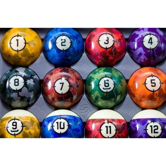 Aramith Camouflage Pool Balls