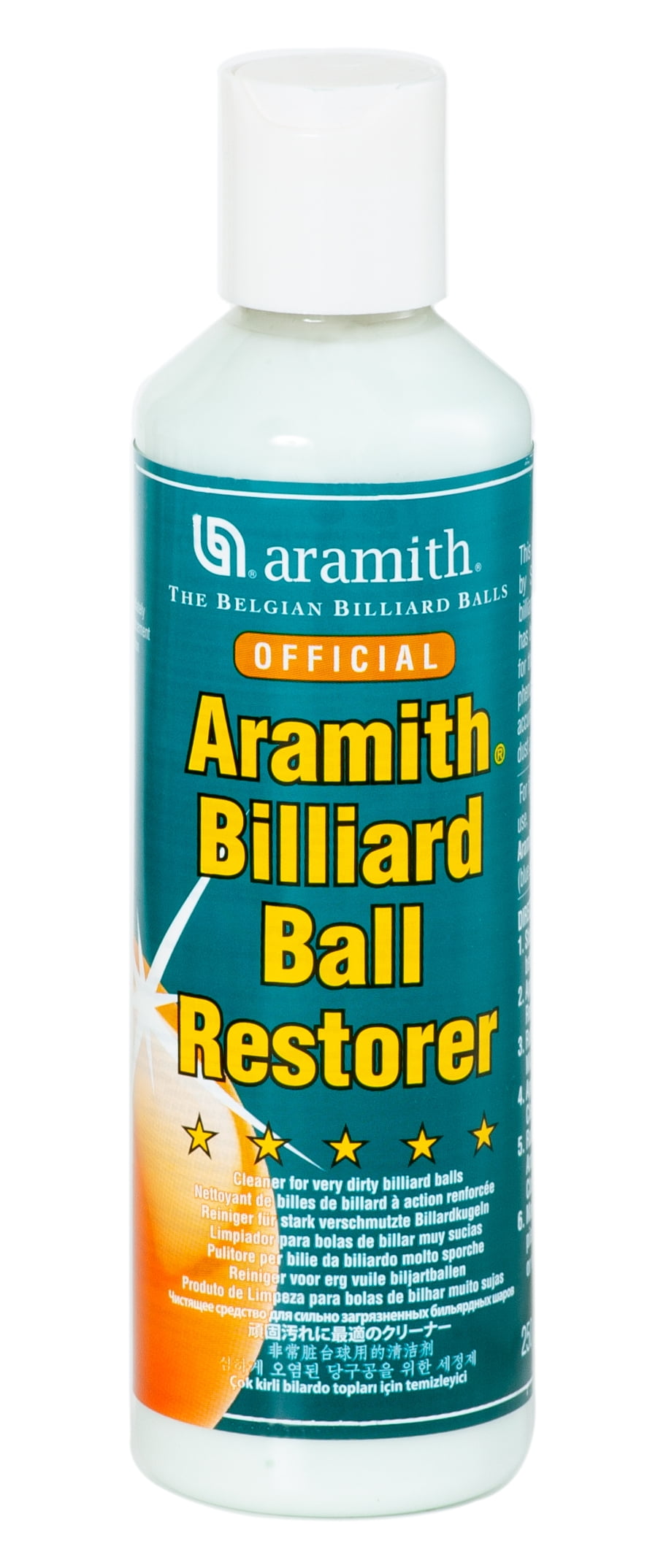 Aramith Phenolic Billiard Ball Care Cue Ball Cleaner and Restorer for