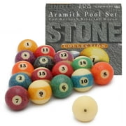 Aramith Stone Billiard Pool Ball set 2 1/4 Granite Look