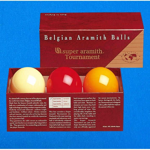 Aramith Super Tournament Carom Pool Ball Set