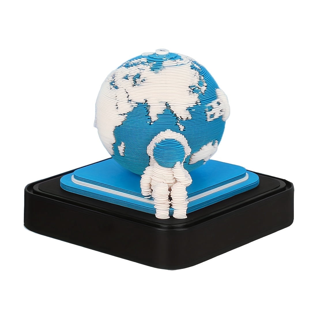 Aramox 3D Art Calendar 2026, Tear Off and Witness Daily Happiness LED Light Timepiece Desktop Decoration for Home and Office