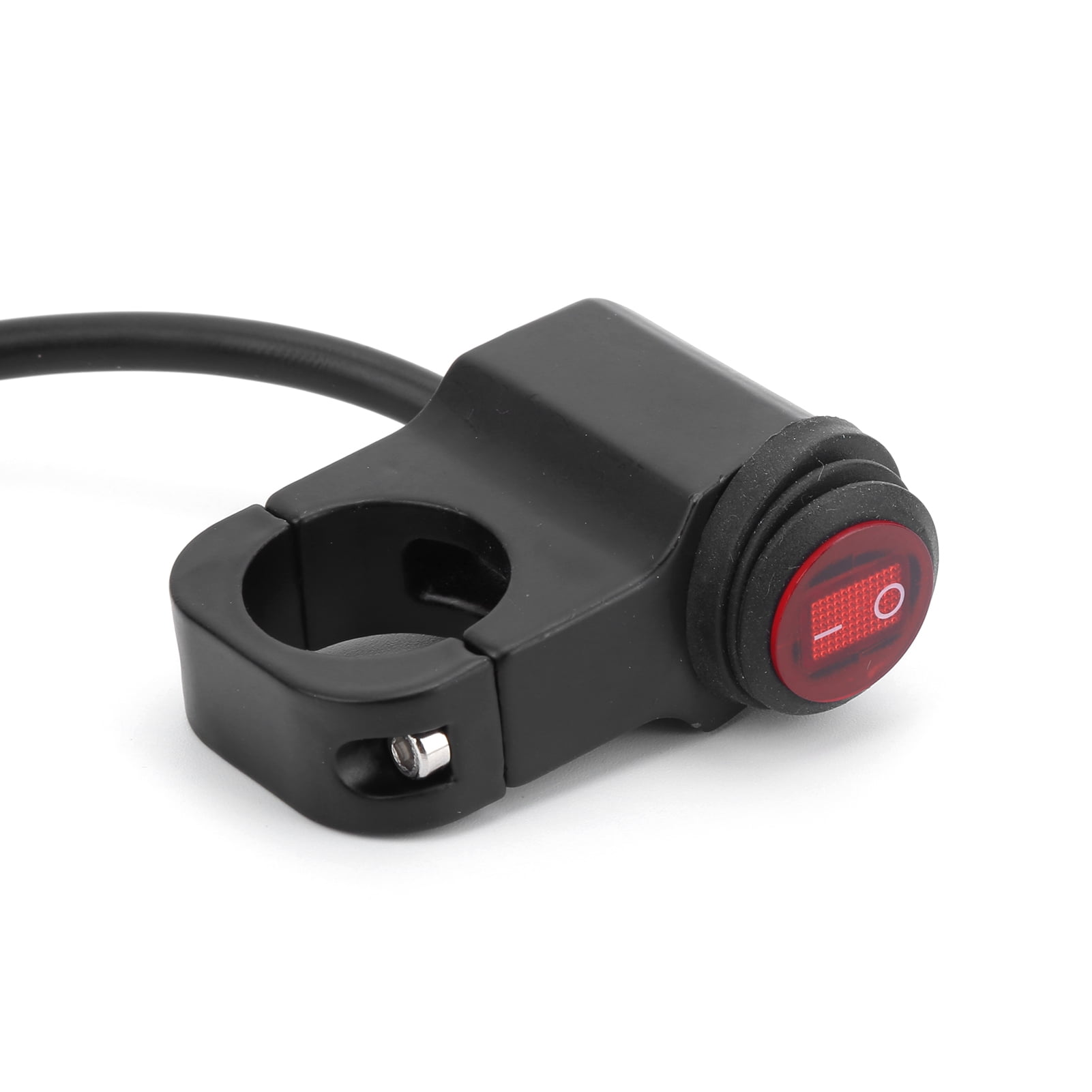 Aramox 7/8in Motorcycle Light Switch Handlebar Light Switch Headlight