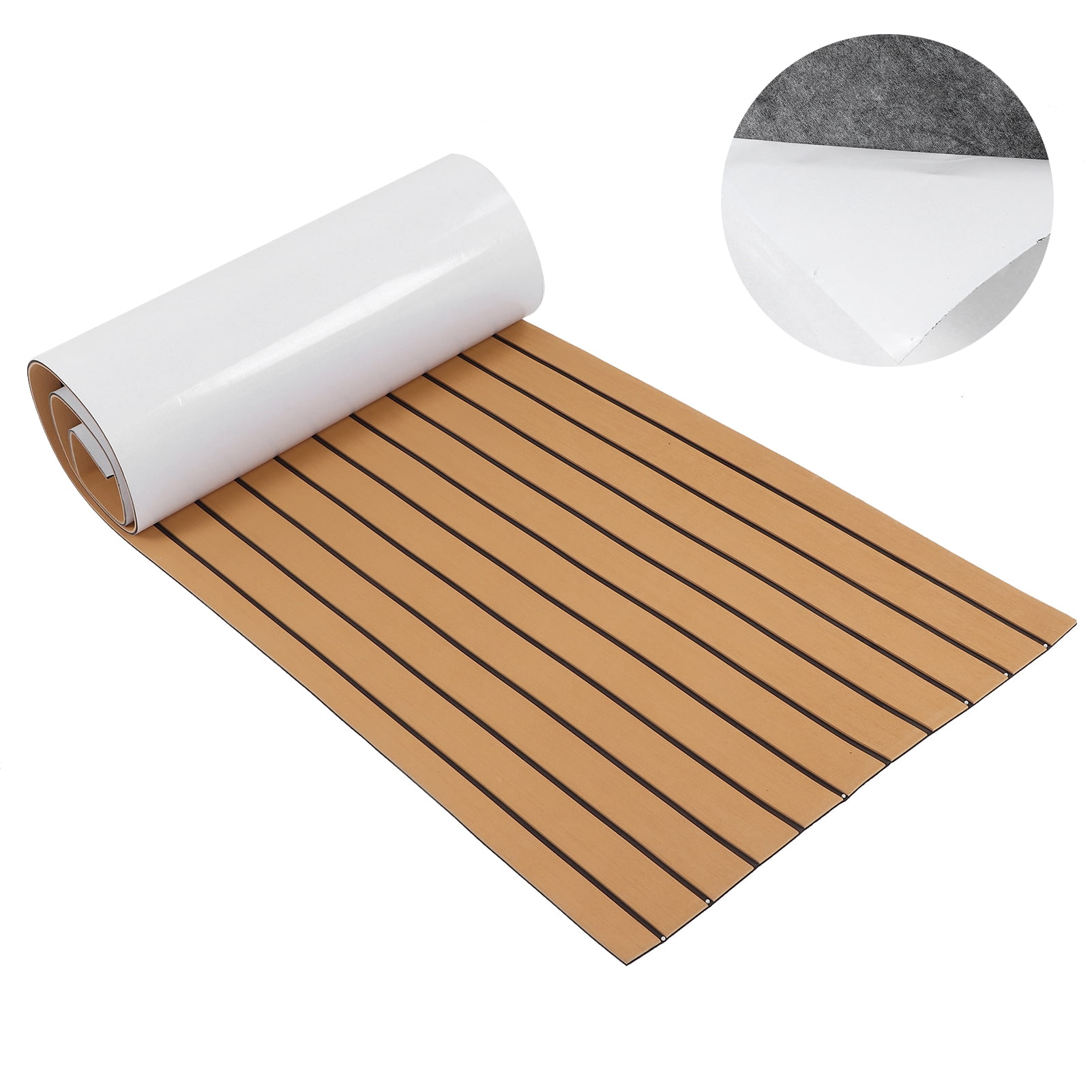 Aramox Deck Mat,240 X 60cm EVA Foam Flooring AntiSlip Floor Sheet Self