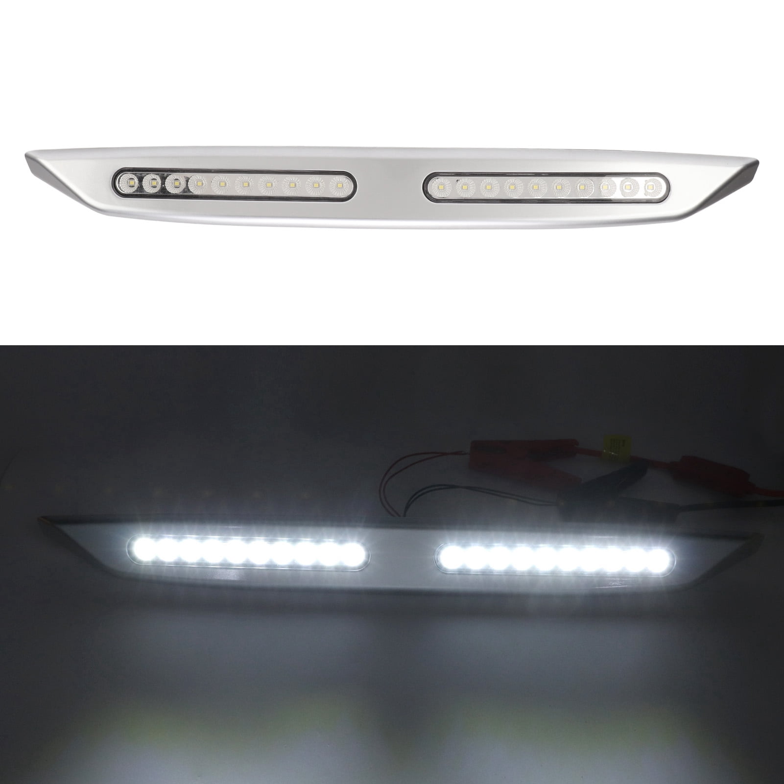 Aramox Exterior RV Lights Bar 20 LEDs Porch Awning Lights 12V