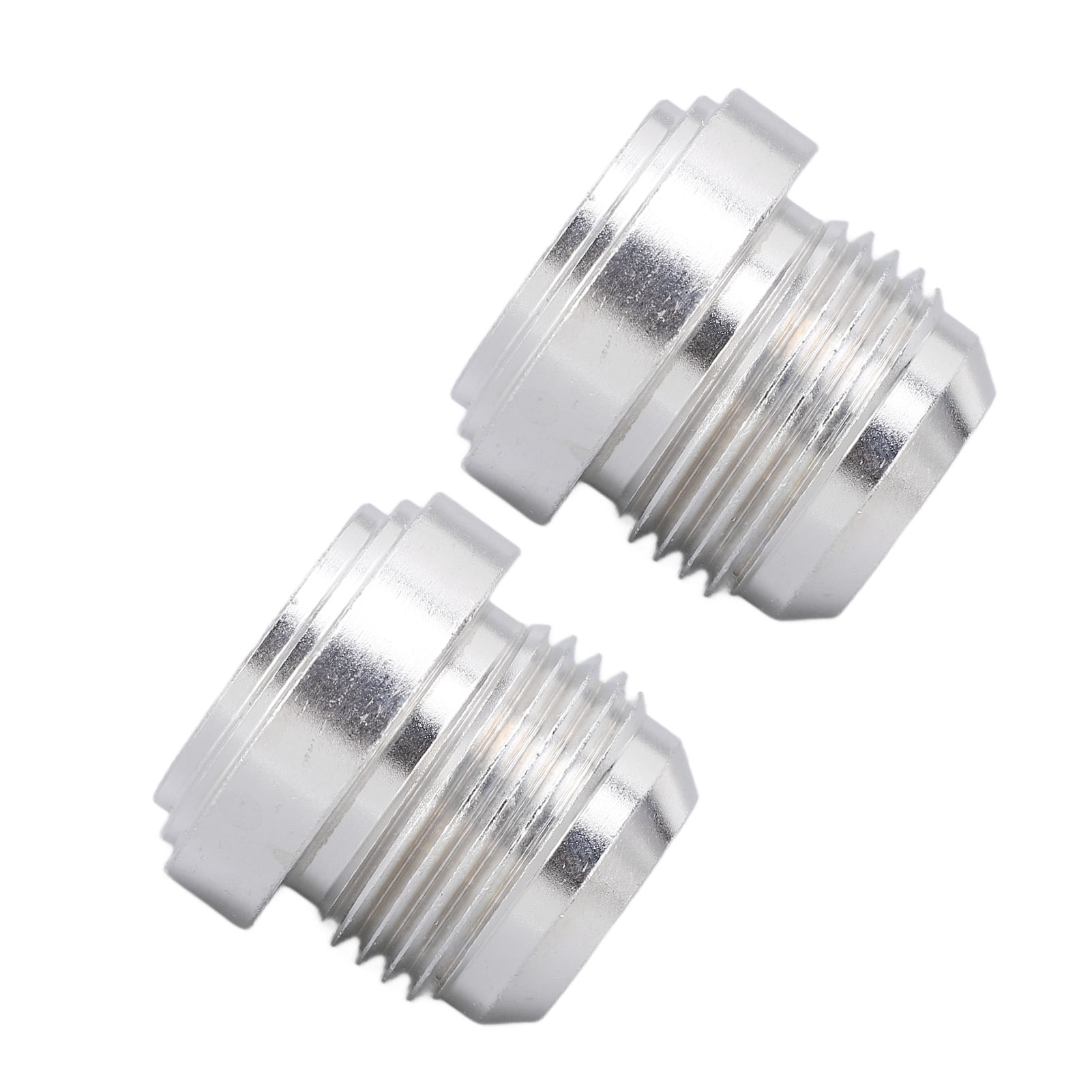 Aramox Fuel Line Fitting, 2Pcs Fuel Line Fitting Adapter Billet AN12