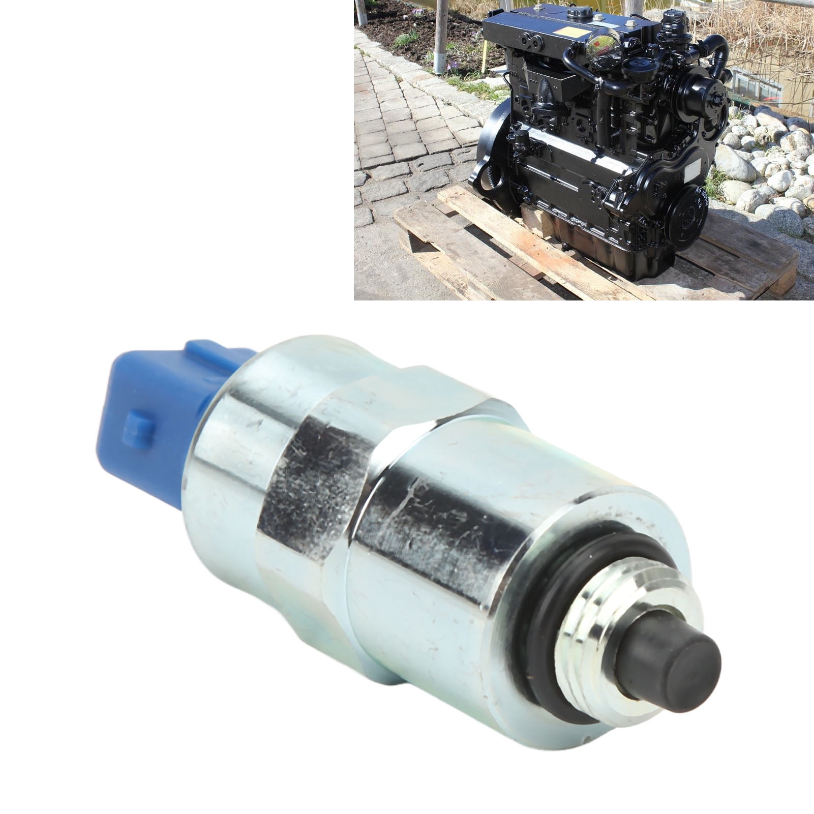 Aramox Fuel Shutoff Solenoid For Engine, Fuel Shutoff Solenoid 7185