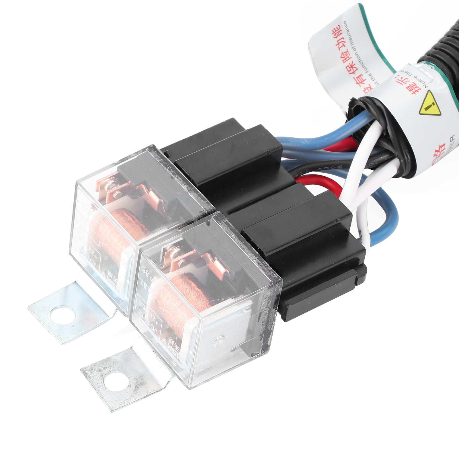 Aramox Headlight Relay Harness, Headlight Relay Wiring Harness Kit 2pcs