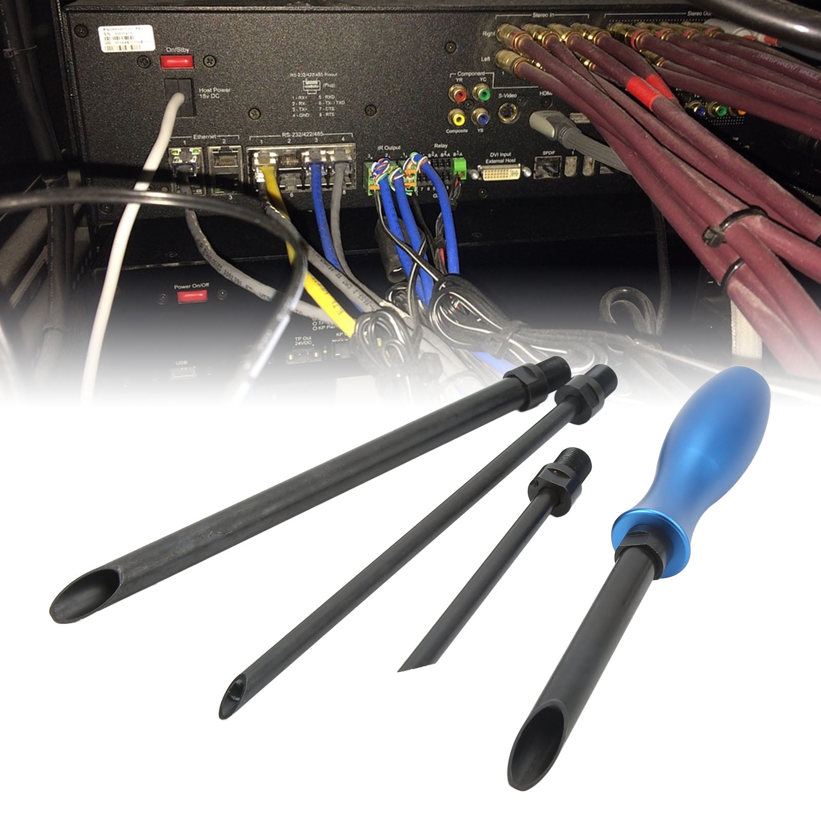 Aramox Wire Harness Tool, Wire Insertion Tool Set 7618 Steel Wire