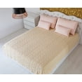 thumbnail image 1 of Aran King Size Bed Irish Merino Wool Blanket Cable Knitted Large Bedspread Luxurious Throw 92" x 78" Super Soft & Warm Bedcover Made in Ireland, 1 of 3