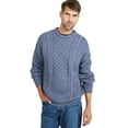 thumbnail image 1 of Aran Men's Irish Traditional Sweater 100% Premium Merino Wool Fisherman Pullover Made in Ireland, 1 of 7