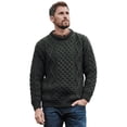 thumbnail image 1 of Aran Men's Irish Wool Traditional Sweater Cable Knitted Pullover Made in Ireland, 1 of 7