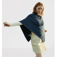 thumbnail image 1 of Aran Poncho Merino Wool Cable Knitted Women's Cape Made in Ireland, One Size, 1 of 5
