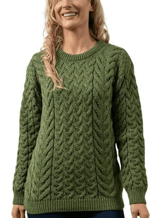 Chunky Merino Wool Sweater, Oversized Women Jumper, Loose Knit