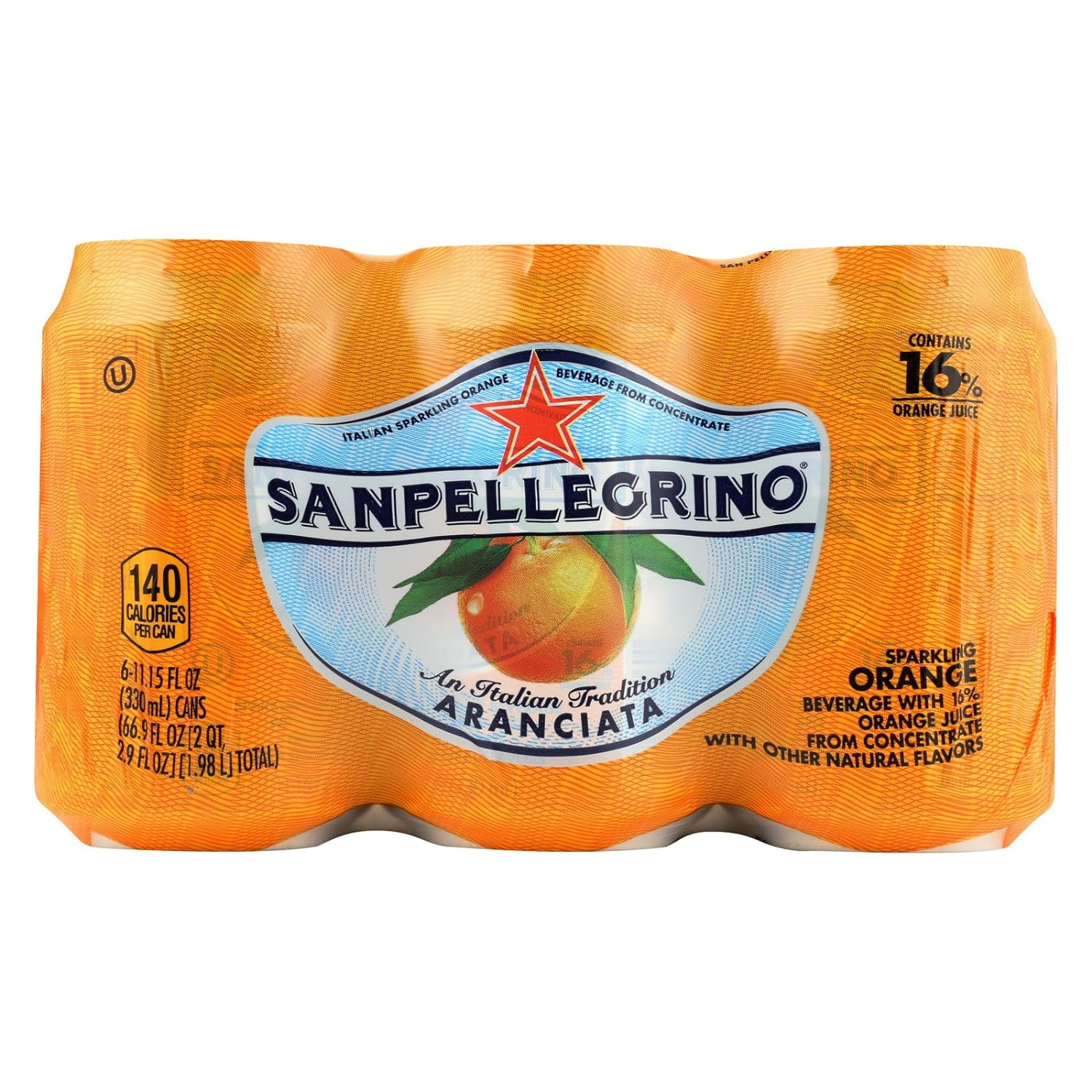 Aranciata Sparkling Water - Case of 4