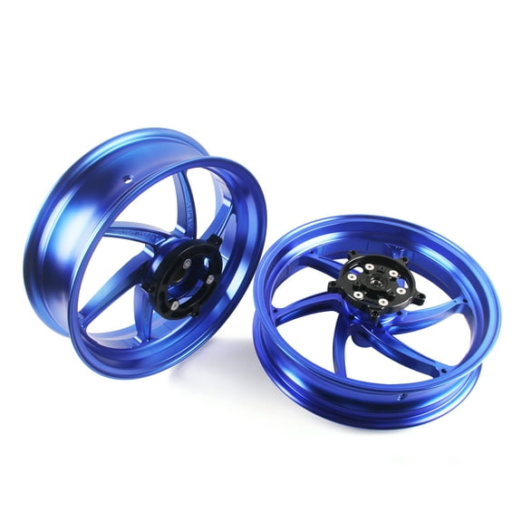 Arashi 15 inch Front and Rear Wheel Rims for Yamaha Xmax X-MAX 300 XMAX300 2017 2018 2019 2020 2021 2022 2023 Blue Rim