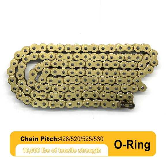 Arashi 520 O-Ring Drive Chain 120 Links With Connecting Master Link for Honda CB500F CB500X CBR500R 2013 - 2020 Motorcycle Accessories Gold