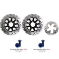 thumbnail image 1 of Arashi Front Rear Brake Disc Rotors and Mounting Bolts Screws for Suzuki RF600R 1993 - 1997 / GSX600F GSX750F Katana 600 750 1998 - 2003 Black Rotor, 1 of 5