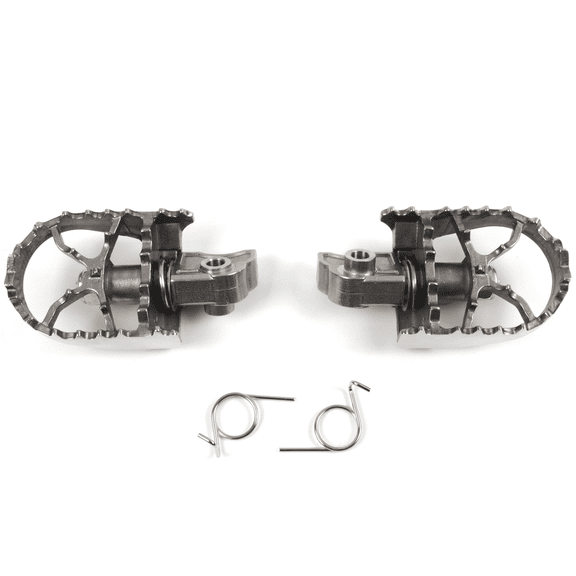 Arashi Stainless Steel Front Rider Foot Pegs Footrests for BMW F650GS DAKER 2000-2007 / F650GS TWIN 2008-2012 / F700GS 2012-2017 / F800GS 2008-2018  / R1200GS 2005-2012