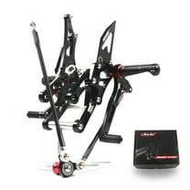 Arashi(Version 2.0) Adjustable Rearsets for HONDA CBR1000RR 2004 - 2007 / CBR600RR 2003 - 2005 2006 Motorcycle Accessories Footrests Foot Pegs Rear Set Black CBR 600 1000 CBR600 CBR1000 RR 600RR