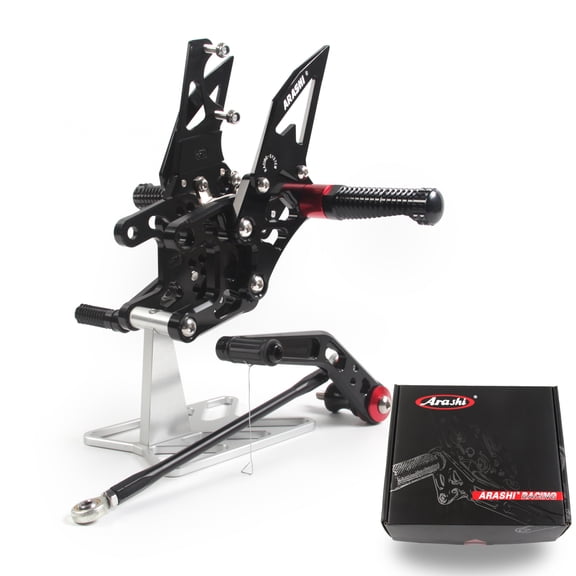 Arashi(Version 2.0) Adjustable Rearsets for HONDA CBR1000RR 2008 2009 2010 2011 Motorcycle Accessories Reversed or GP Shift Footrests Foot Pegs Rear Set Black CBR1000
