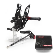 ArashiVersion 2.0 Adjustable Rearsets for HONDA CBR1000RR 2008 2009 2010 2011 Motorcycle Accessories Reversed or GP Shift Footrests Foot Pegs Rear Set Black CBR1000